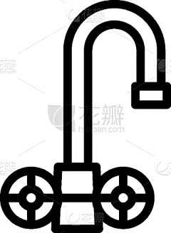 轮廓,水龙头,简单,高雅,计算机图标,过时的,传媒,商务,专业人员,流动