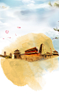 中国风西安旅游景点宣传H5背景- HTML素材网 #可下载# #源文件# #免费# #模板# #源代码# #HTML素材网#