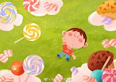&quot;I want a Lollipop, Muffin, and that Candy Floss in the Sky&quot;
《漂浮在天空中的棒棒糖，小松糕，和棉花糖》

去年与一新加坡钢琴家的合作，为他的钢琴曲子作插画。他从10支曲子里挑了一支给我，他说他觉得这首应该比较适合我，我一看曲名，这不就是为我量身定做的吗，再点开一听，就是为我量身定做 ​​​​...展开全文c