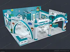 巴比伦展览展示展台模型展览模型