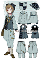 #设计秀# 一组衣服绘画设计参考，转需~ ​​​​