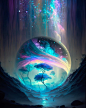 A collab between @inspirational.digital.art and @scenic_alchemy ✨

✨ Embrace the Cosmic Power within You! ✨

Imagine a breathtaking scene in the vastness of the universe: celestial planets twirling gracefully while millennial trees of life stand tall, gua