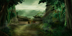 蓝色的柠檬采集到古风背景