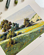 油画棒｜风景 附具体色号和步骤 - 小红书