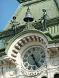 Trieste, Clock of Il palazzo del Comune. Architect: Giuseppe Bruni (1875).    #TuscanyAgriturismoGiratola