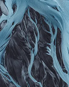 航拍冰岛，每一张都是一幅抽象画 - 风光摄影 - CNU视觉联盟