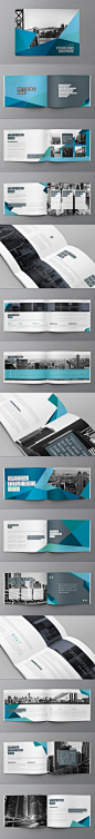 Blue Modern Brochure. Download here: http://graphicriver.net/item/blue-modern-brochure/8852088?ref=abradesign #brochure #design: 