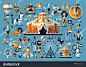 stock-vector-circus-colored-icons-collection-235351054.jpg (1500×1176)