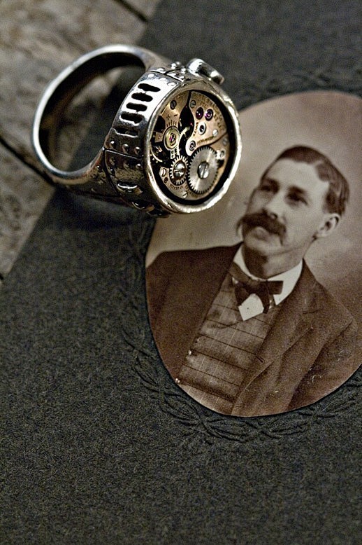 ●代购●蒸汽朋克1900年代古董手表表芯...