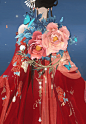 背挂【花寄洛神】