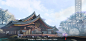 一梦江湖 游戏截图 场景背景 国风古风仙侠扁平 网易游戏 UI界面