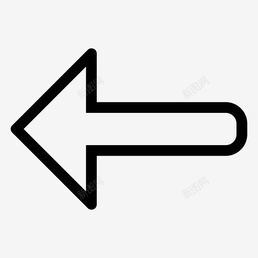 向左箭头高清素材 向左箭头 Icon Set-04-37 免抠png 设计图片 免费下载-花瓣网
