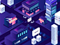 Isometric animation by Sanni sahil  on Dribbble