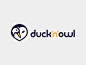 Retouched and final logo for duck'n'owl - AI software app