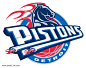 NBA篮球队队徽底特律活塞队图片png免抠元素标徽logo背景装饰免扣图片