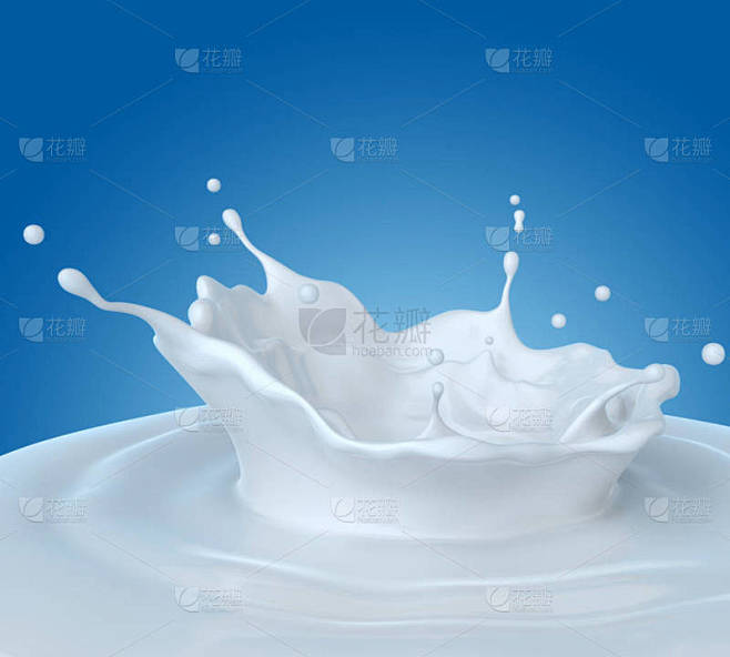 泼洒的牛奶