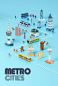 Metro Cities on Behance