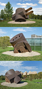 ”Giant Three-Way Plug (Cube Top),” 1970, by Claes Oldenburg 
