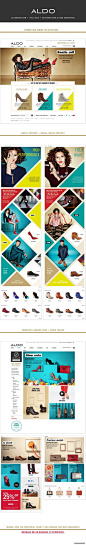 ALDO白色国外女鞋商城设计-网页设计