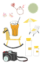 手绘木马饮料.png