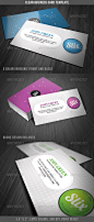 Clean Business Card Template 2 | type/design #采集大赛#