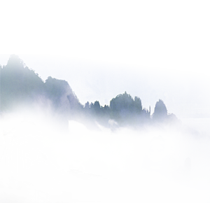 中国古风水墨山水免扣PNG透明图片 插画后期美化PS设计素材 (36)