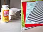 #DIY# 黑白条纹杯垫 瓷砖也能这么玩_纸艺_家居装饰_餐饮器具_婚礼现场_创意_可爱_手工大师