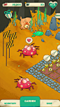 Homestead - phone game Mockup, Embla Froberg : A four week project where I was tasked to create a game mock-up on my own. So I have been working on this  mobile game where you clean up a piece of land and turn it into a garden/farm. You can grow plants, c