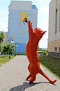 3D Papercraft Cat, Cat, 3D PDF Template,Papercraft Animals, Low Poly DIY, DIY Paper 3D Art, 3D anima_c-雕塑——动物 _急急如率令-B39209179B- _T2019328 #率叶插件，让花瓣网更好用_http://jiuxihuan.net/lvye/#