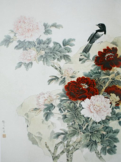 花拾玖丶采集到工笔画