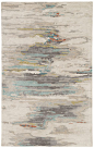 #186067 - Jaipur Living Genesis Ryenn Ges06 Gray - Blue Area Rug_地毯 _地毯采下来 #率叶插件，让花瓣网更好用#