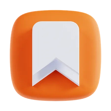 Bookmark 3D Icon