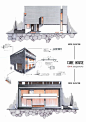 Elevations by Anique Azhar, via Behance