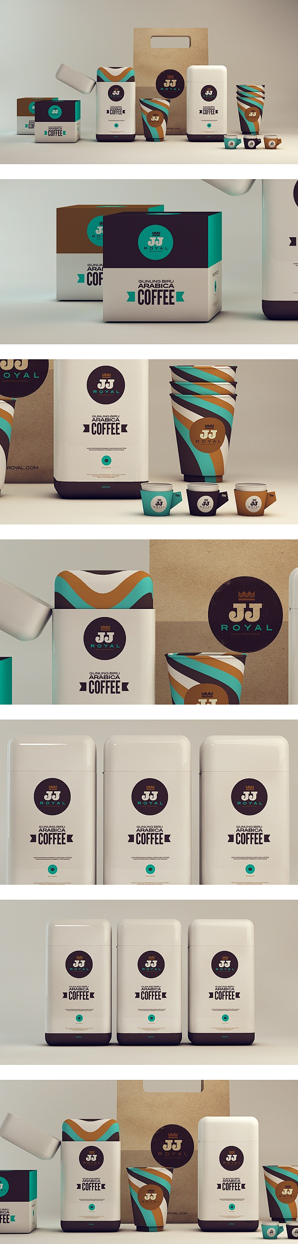 p-JJ Royal咖啡包装设计