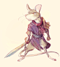 Redwall Designs, Nicholas Kole : Revisiting my childhood favorite: Martin The Warrior with some character design love