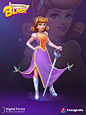 Cinderella, Digital Forms : We would like to present heroes of fairy tales we've made for "Once Upon a Blast" mobile game by CrazyLabs.