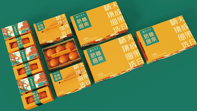 赣南脐橙包装设计-古田路9号-品牌创意/...