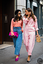 Anna Rosa Vitiello and Florrie Thomas by STYLEDUMONDE Street Style Fashion Photography