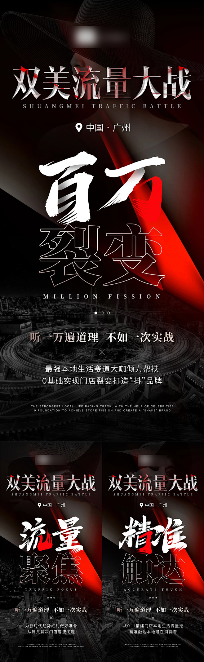 医美招商引流造势发布会大字报-源文件