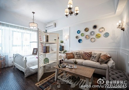 建筑面积45㎡ 北欧小清新单身公寓