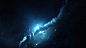아틀란티스 블루 성운 - 우주 디지털 HD 월페이퍼