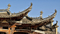 Ancient Chinese roof design创意图片素材 - Moment Open
