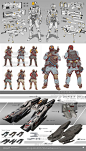 3.8万张机械设计游戏CG插画图片jpg参考机器人机甲科幻武器装备-淘宝网