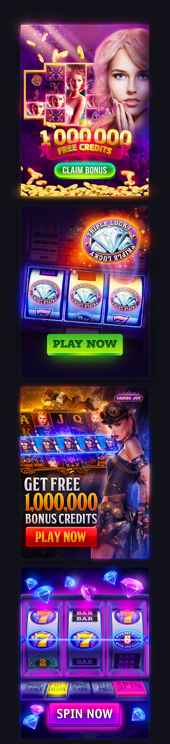 Juicy slots banners ...