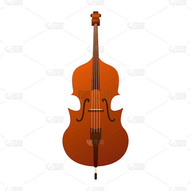 Stringed musical instruments, double bassr. Design