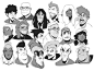 百人百像，美式头像、表情参考
来自芬兰的插画师Brother Baston
更多：O百人百像，美式头像、表情参考-7.GAME ​​​​