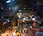 Bedroom scene with items for hidden object game, Simon Telezhkin