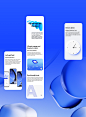 UI/UX Website mobile digital 3D nft campaign website development