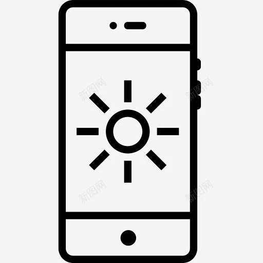 亮度阳光闪耀图标 阳光 icon 标识 标志 UI图标 设计图片 免费下载 页面网页 平面电商 创意素材-花瓣网