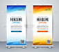professional roll up stand banner template design